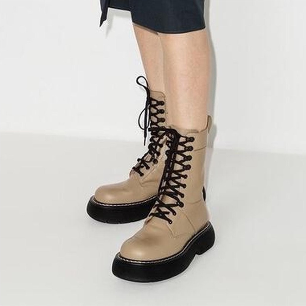 Bottega Veneta Bounce boot- khaki